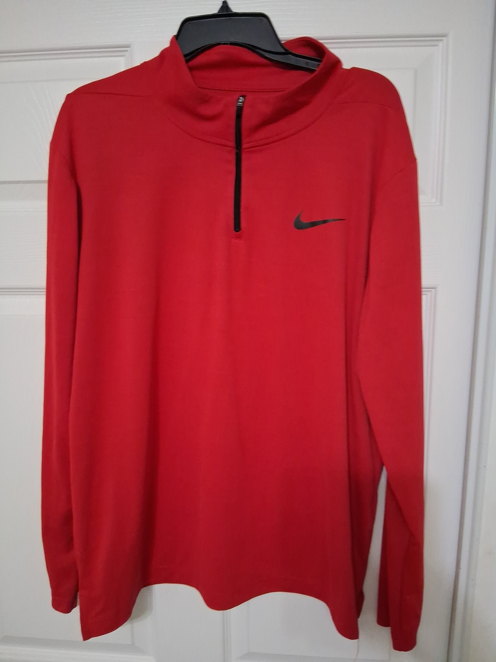 Nike Men’s Red Quarter-Zip Performance Sweater